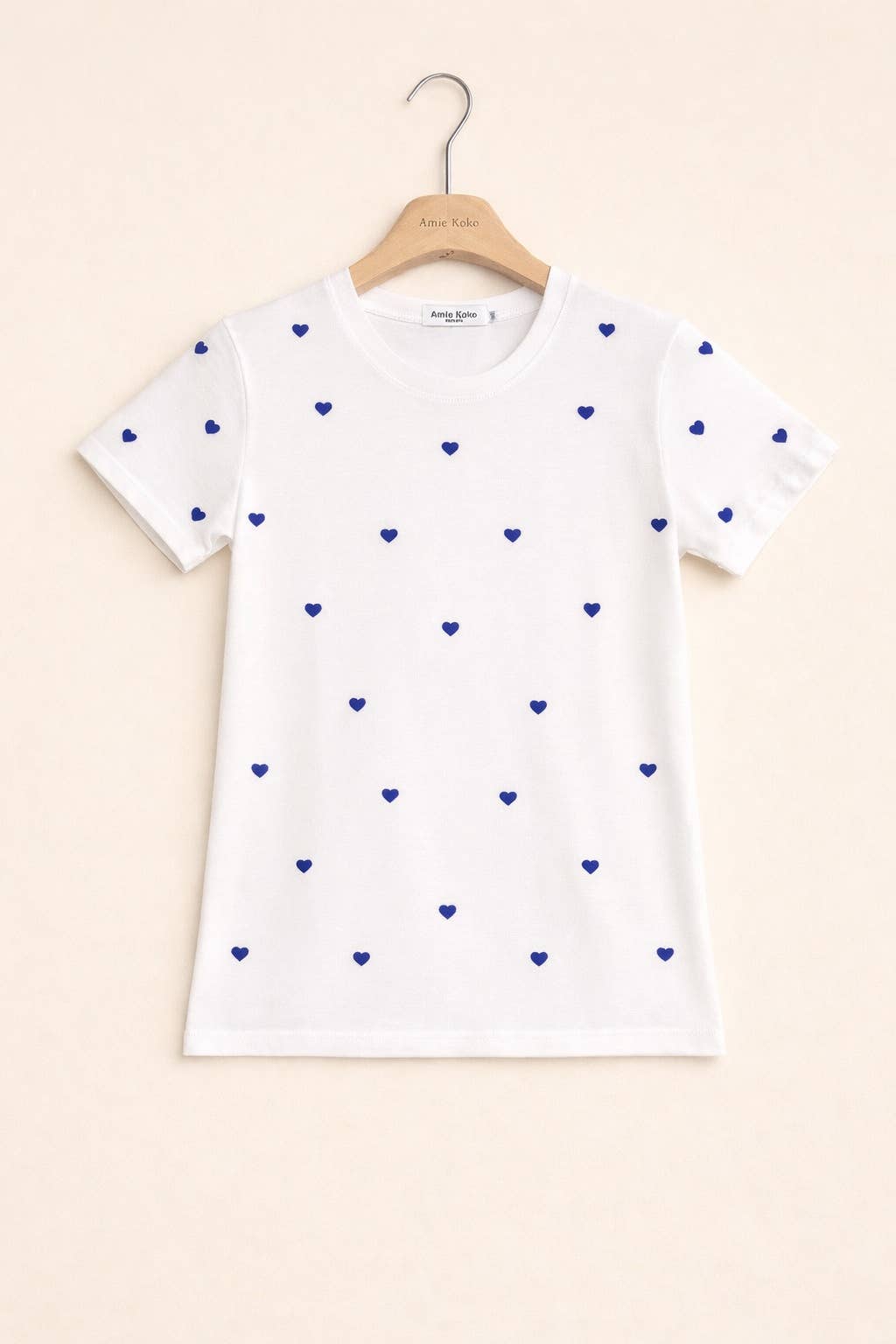 T-shirt Avec Broderie Cœur
